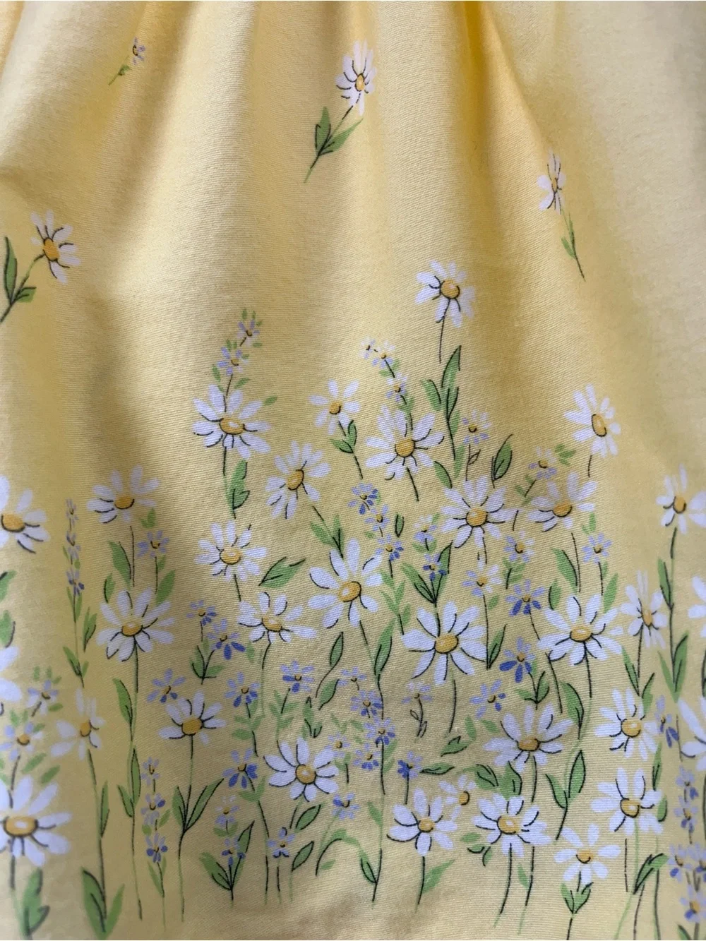 Gymboree 2000 Yellow Cotton Daisy Peter Pan Collar Dress 6-12 Months